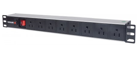 Imagen 1 del producto “713993 Barra multicontacto con 8 salidas para montaje en rack de 19