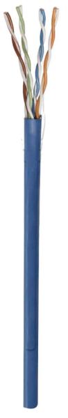 Imagen 1 del producto “Bobina de cable de red UTP - Solida, 705059, 100  Cobre, 305 m, CAT 6, Color Azul, 4 pares, 23 AWG ”