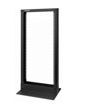 Imagen 1 del producto “Rack de piso - 2 postes, 19, 22U, Carga estática máxima de 200 kg (440 lbs.), Negro, Acero, INTELLINET 715966 ”
