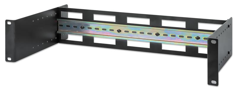 Imagen 1 del producto “ 716345 Kit de carril DIN ajustable para rack de 19 pulgadas - 2U ”