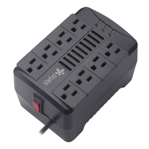 Imagen 1 del producto “Regulador STYLOS 650W AVR. STTR650B. - ”