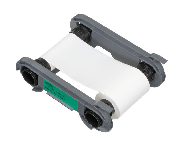 Imagen 1 del producto “Cinta Monocromática Color Blanca  EVOLIS RCT215NAAA - Evolis PRIMACY 2 ”