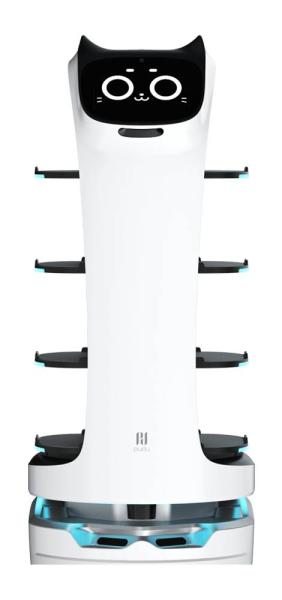 Imagen 1 del producto “Robot de reparto interactivo EC-LINE Modelo BELLABOT. Pantalla Táctil - Sensor 3D para evitar obstáculos, Tecnología de detección precisa ”