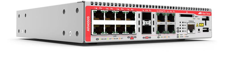 Imagen 1 del producto “Router ALLIED TELESIS Firewall UTM. SD-WAN   Controlador Wireless (AWC) - con 2 Puertos WAN Gigabit Combo + 8 puertos LAN Gigabit. AT-AR4050S-10 ”