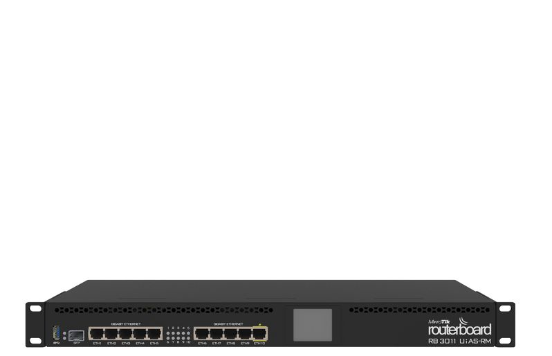 Imagen 1 del producto “Router board MIKROTIK RB3011UIAS-RM - 10/100/1000 Mbps ”