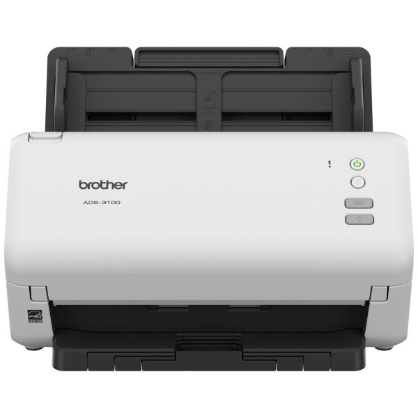 Imagen 1 del producto “Escáner de escritorio Brother Valor ADS3100 - Dúplex, 40 ppm/80 ipm, USB 3.0, ADF hasta 60 hojas, escanea hasta 6, 000 hojas diarias ”