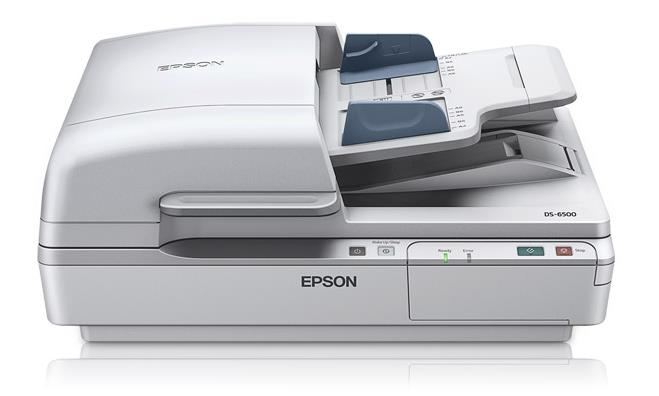 Imagen 1 del producto “Escáner EPSON DS-6500 - 215 x 1016 mm, 25 ppm, Base plana y ADF, CCD, 3000 páginas ”