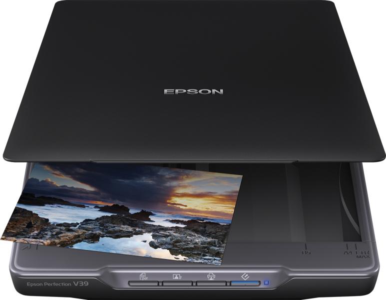 Imagen 1 del producto “Escáner EPSON Perfection V39 II (B11B268201) Escáner plano - Resolución de escaneado 4.800 ppp x 4.800 ppp (horizontal × vertical), Resolución óptica Princi ”