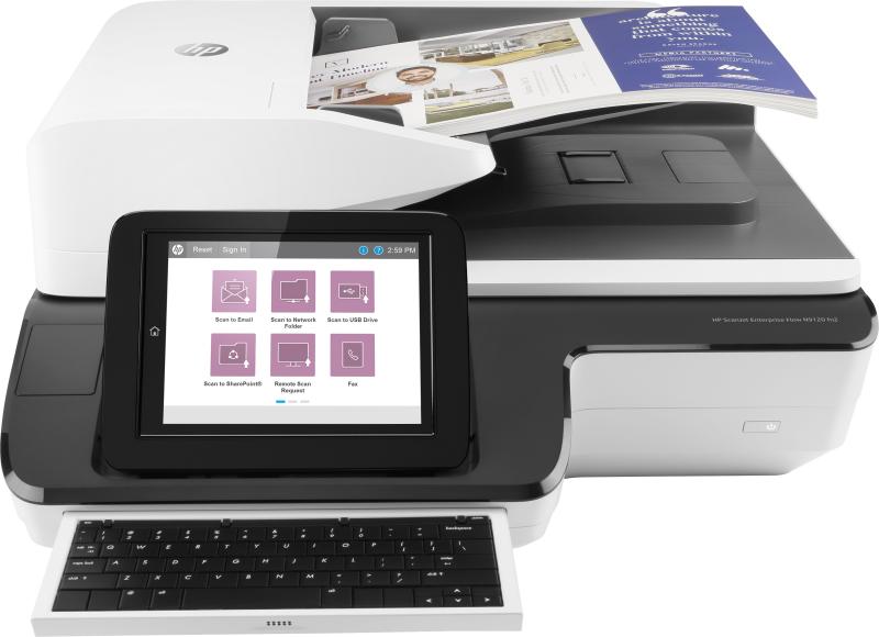 Imagen 1 del producto “Escáner HP Enterprise Flow N9120 fn2 L2763A - ADF - 20000 páginas, 120 ppm ”
