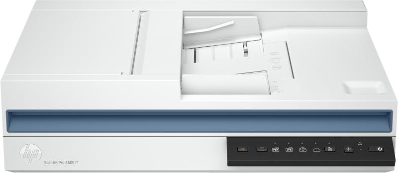 Imagen 1 del producto “Escáner HP ScanJet Pro 2600 f1 20G05A - 216 x 3100 mm - Base plana y ADF, CIS, 1500 páginas, 25 ppm/50 ipm ”