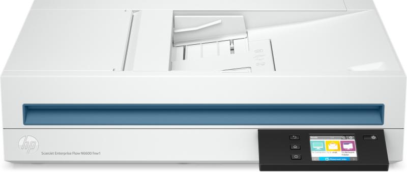 Imagen 1 del producto “Escáner  HP ScanJet Enterprise Flow N6600 fnw1 20G08A - ADF - CIS, 800 páginas, 50 ppm/100 ipm ”