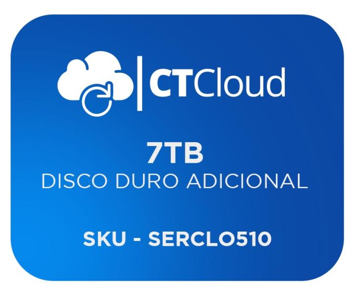 Imagen 1 del producto “Servidor Virtual en la Nube  CT Cloud NCST7000 - Servicio de Nube, Servidor Virtual, 7 TB ”