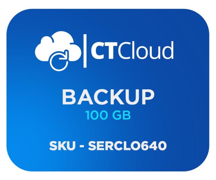Imagen 1 del producto “Backup en la nub CT Cloud NCBU100GB - Servicio de Nube, 100 GB ”