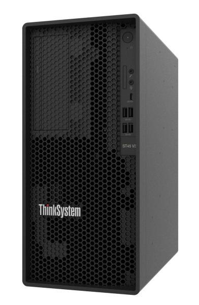 Imagen 1 del producto “Servidor Lenovo-ThinkSystem ST45 V3 - (7DH4A00GLA), AMD EPYC 4124P 4C 3.8GHz/3.8GHz, ThinkSystem 16GB TruDDR5 5600MHz, DD de 2TB 3.5 Pulgadas ”