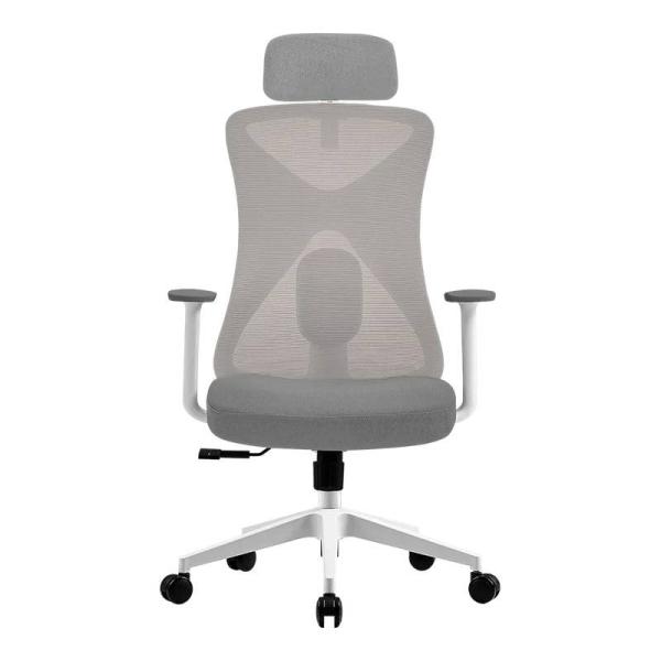 Imagen 1 del producto “Silla FLOE PRO EC737  ACTECK  ELITE SERIES Silla de Oficina  Ergonómica - Ajuste lumbar, Reposa brazos Fijo, Color  Blanco. AC-937245 ”