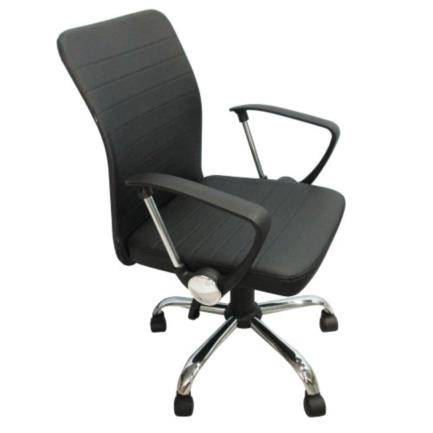 Imagen 1 del producto “Silla Ejecutiva Nextep NE-650R Altura Ajustable Reclinable Polipiel/Base Giratoria Color Negro - ”