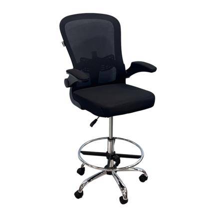 Imagen 1 del producto “Silla Alta Nextep Descansa brazos Ajustable con Reposapiés color Negro Ajustable Diseño con soporte Lumbar Ajustable - ”