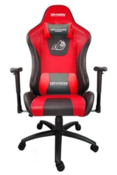 Imagen 1 del producto “Silla Gamer Ergonómica Dragon XT Modelo Racing Descansabrazos 2D Color Rojo-Negro NE-460R - ”