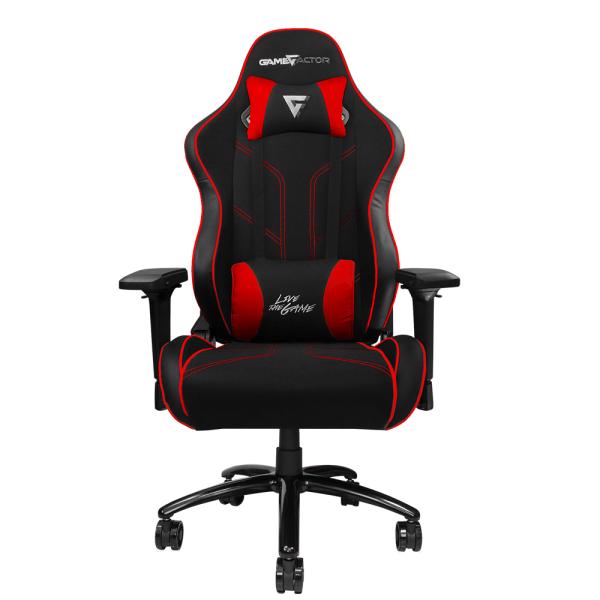 Imagen 1 del producto “Silla Gaming GAME FACTOR CGC600-RD - Gamer, Negro/Rojo ”