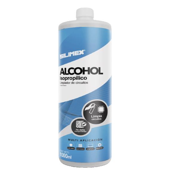 Imagen 1 del producto “Alcohol Isopropílico SILIMEX ALCOHOL ISO - Azul, Alcohol Isopropilico, 1 LT ”