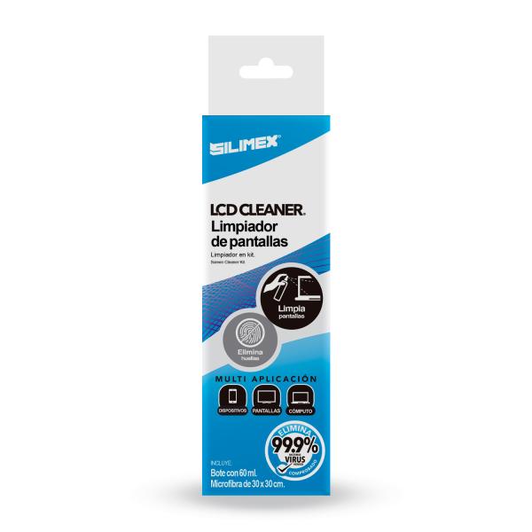 Imagen 1 del producto “Kit LCD Cleaner SILIMEX - Color blanco, Atomizador ”