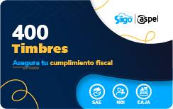 Imagen 1 del producto “Timbres Fiscales ASPEL Paquete de 400 Timbres FACTE/400 (Electrónico) - ”