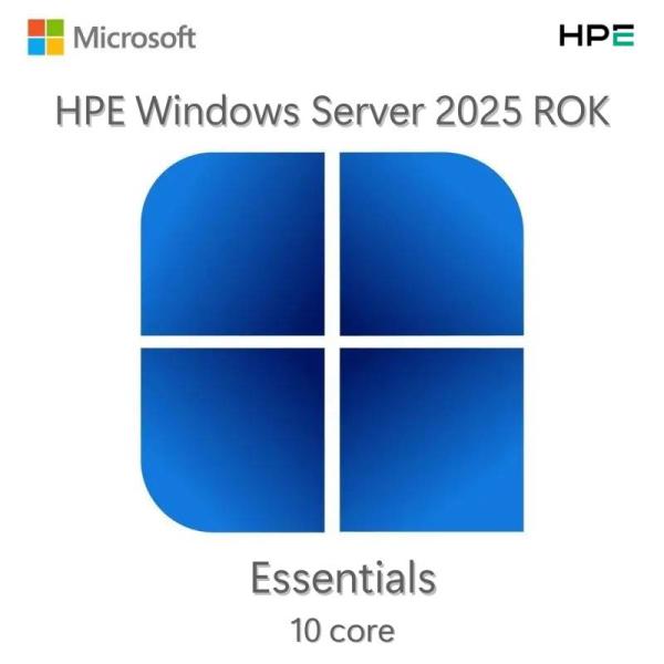 Imagen 1 del producto “HPE Microsoft Windows Server 2025 10-core Essentials ROK - ”