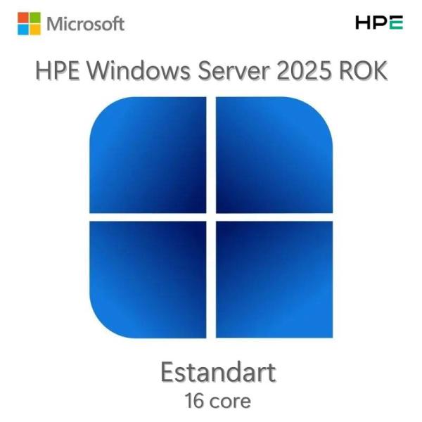 Imagen 1 del producto “HPE Microsoft Windows Server 2025 16-core Estandard ROK - ”