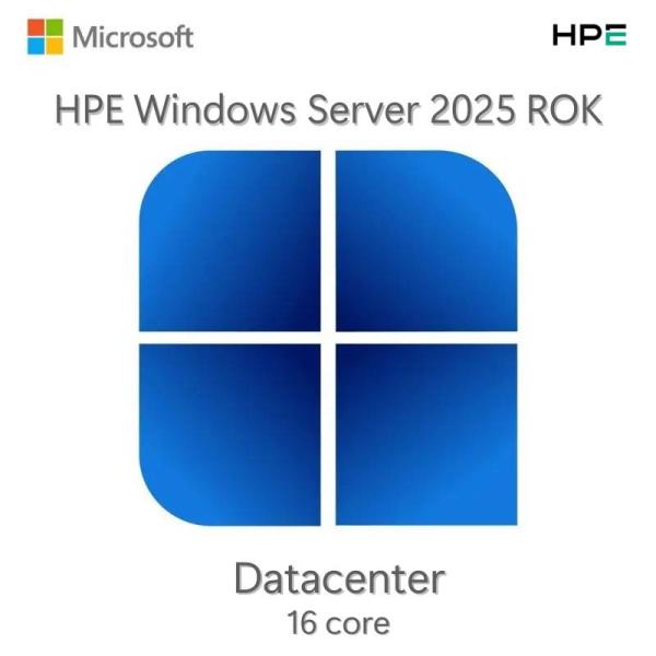 Imagen 1 del producto “HPE Microsoft Windows Server 2025 16-core Datacenter ROK - ”
