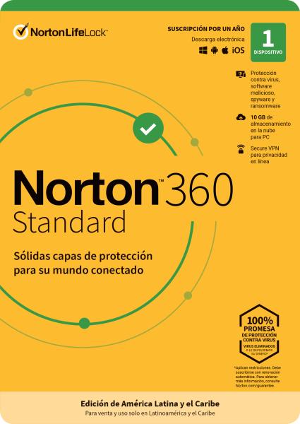 Imagen 1 del producto “Norton 360 Standard Internet Sec 1L 1A - ”