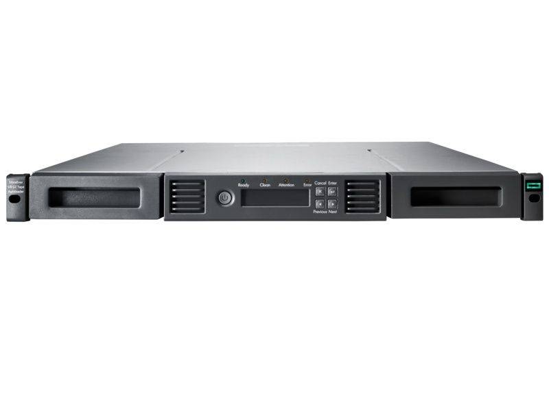 Imagen 1 del producto “HPE Storage MSL 1/8 Tape Autoloader 1x MSL LTO-8 SAS Drive 5x LTO-8 30TB Data Cartridges - ”