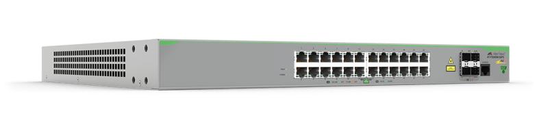 Imagen 1 del producto “Switch ALLIED TELESIS PoE+ Administrable CentreCOM FS980M/28PS-10 - Capa 3 de 24 Puertos 10/100 Mbps + 4 puertos SFP, 375 W. AT-FS980M/28PS-10 ”