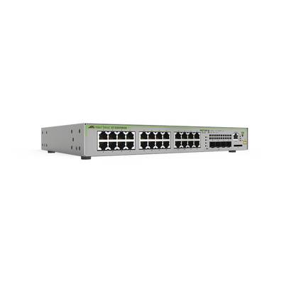 Imagen 1 del producto “Swicth ALLIED TELESIS Administrable CentreCOM GS970M - Capa 3 de 24 puertos 10/100/1000 Mbps + 4 SFP Gigabit. AT-GS970M/28-10. ”