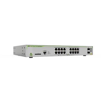 Imagen 1 del producto “Switch ALLIED TELESIS PoE+ Administrable CentreCOM GS970M - Capa 3 de 16 Puertos 10/100/1000 Mbps + 2 SFP Gigabit, 247 W. AT-GS970M/18PS-R-10. ”