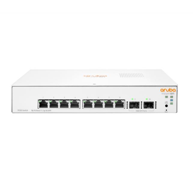 Imagen 1 del producto “Switch HPE Instant On 1930 Gigabit Ethernet - 8 puertos, 2SFP 1GbE ports (JL680A) ”
