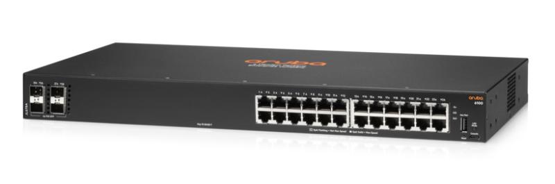 Imagen 1 del producto “Switch  6100 24G 4SFP+ ARUBA JL678A - Negro, RJ45 ”