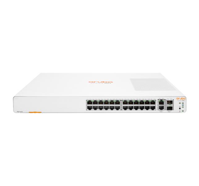 Imagen 1 del producto “Switch HPE Instant On 1960 - 24 puertos 1GbE + (2p-10Gb Ethernet) RJ-45, 2SFP+ (JL806A) ”