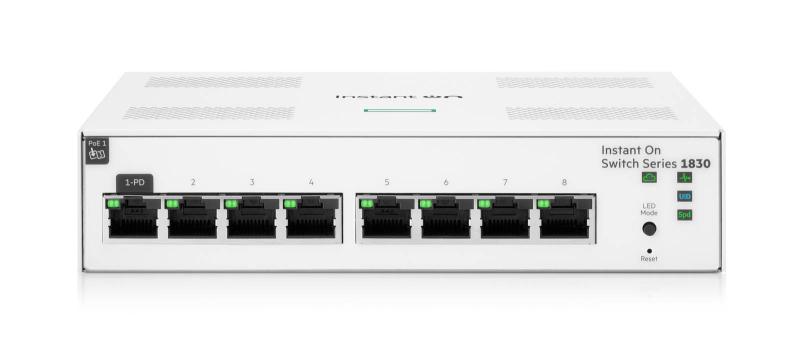 Imagen 1 del producto “Switch HPE Instant On 1830 Gigabit Ethernet - 8 puertos (JL810A) ”