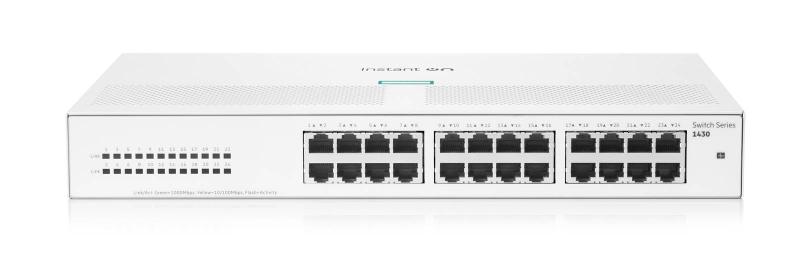 Imagen 1 del producto “Switch HPE Instant On 1430 Gigabit Ethernet - 24 puertos RJ-45 Plug and Play (R8R49A) ”