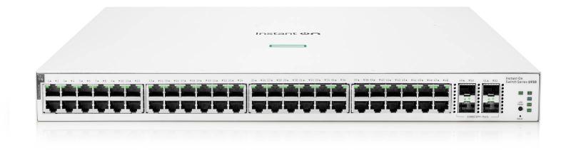 Imagen 1 del producto “Switch HPE Instant On 1930 Gigabit Ethernet - 48 puertos PoE Clase 4 370 W, 4SFP+ 10GbE (JL686B) ”