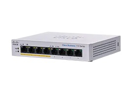 Imagen 1 del producto “Switch CISCO CBS110-8PP-D-NA - Plata, 8 ”