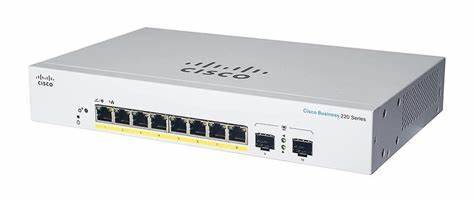 Imagen 1 del producto “SWITCH CISCO CBS220-8P-E-2G-NA - 8ptos PoE ”