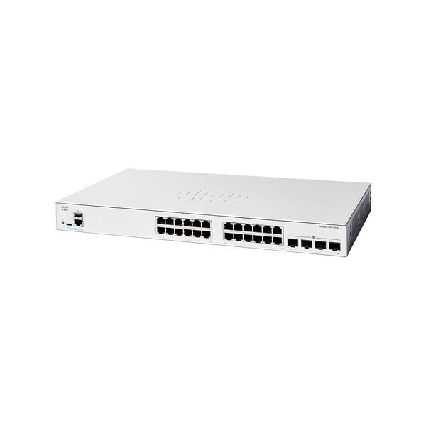 Imagen 1 del producto “SWITCH CISCO CATALYST C1300-24T-4G - montable en rack, equipo sustituto del CBS350-24T-4G-NA ”