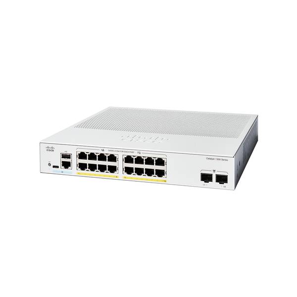 Imagen 1 del producto “SWITCH CISCO CATALYST C1300-16P-2G - montable en rack, equipo sustituto del CBS350-16P-2G-NA ”