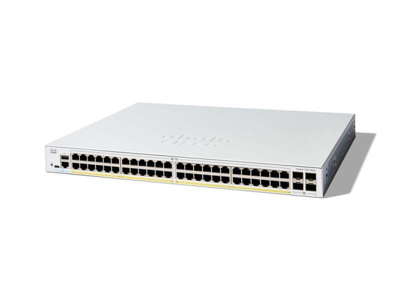 Imagen 1 del producto “SWITCH CISCO  CATALYST C1200-48P-4G - montable en rack, equipo sustituto del CBS250-48P-4G-NA ”