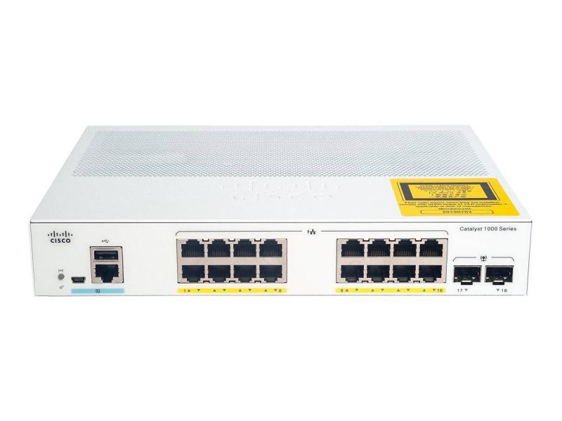 Imagen 1 del producto “SWITCH CISCO CATALYST C1200-16P-2G - montable en rack, equipo sustituto del CBS250-16P-2G-NA ”