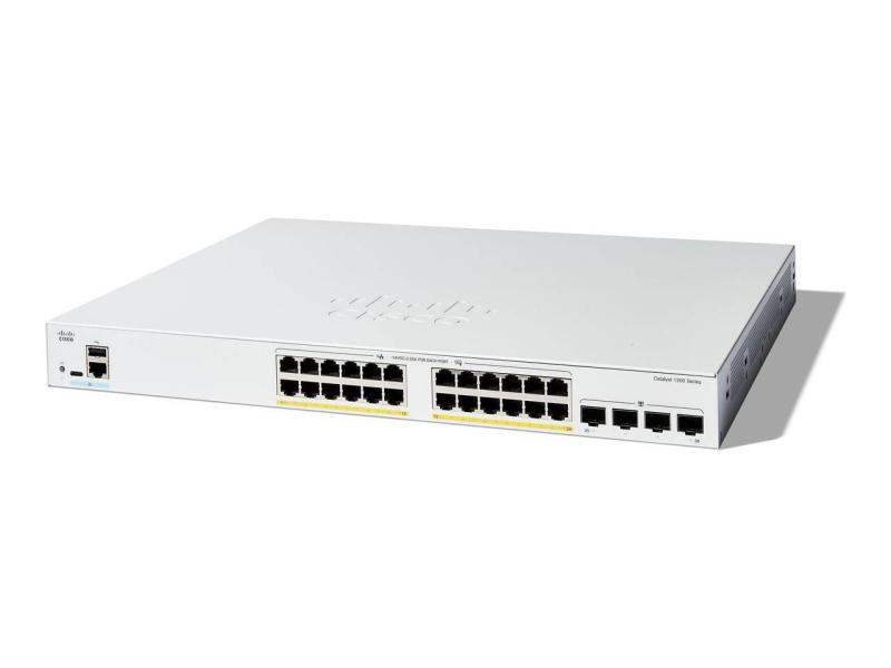 Imagen 1 del producto “SWITCH CISCO CATALYST C1200-24FP-4G - montable en rack, equipo sustituto del CBS250-24FP-4G-NA ”