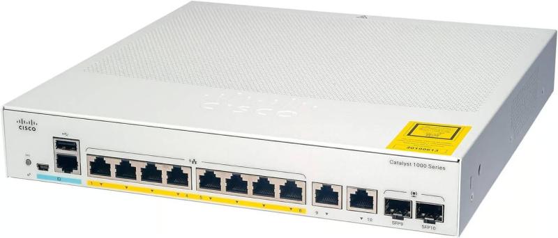 Imagen 1 del producto “SWITCH CISCO CATALYST C1200-8P-E-2G - montable en rack, equipo sustituto del CBS250-8P-E-2G-NA ”