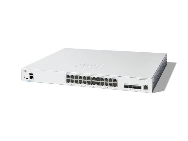 Imagen 1 del producto “SWITCH CISCO CATALYST C1300-24XT - montable en rack, equipo sustituto del CBS350-24XT-NA ”