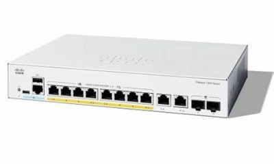 Imagen 1 del producto “SWITCH CISCO CATALYST C1300-8P-E-2G - montable en rack, equipo sustituto del CBS350-8P-2G-NA ”